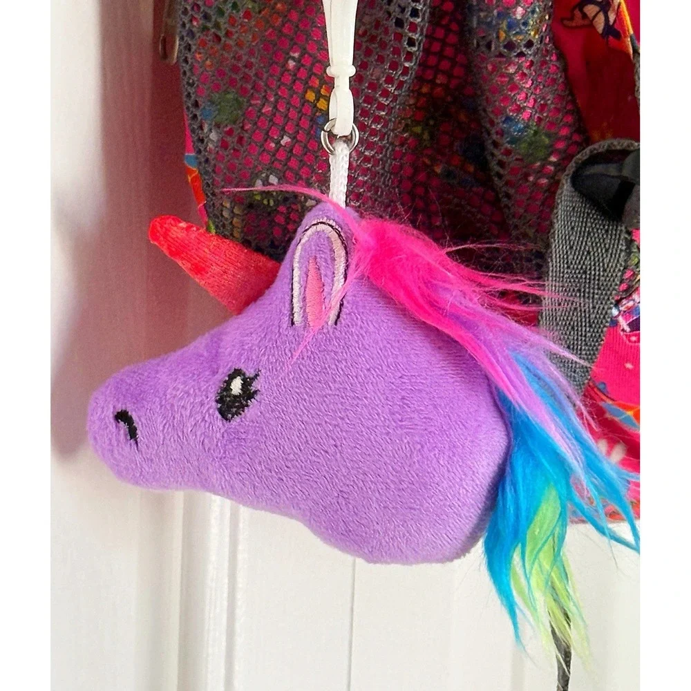 Hugger Yippie Toes Collection Toddler Carnival Theme Backpack & Unicorn Plush